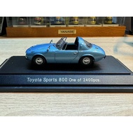 [Out of Print] 1/43 Ebbro Toyota sports 800 Alloy (If You Have Any Questions Contact Online Customer