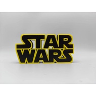 Star Wars Logo Three-Dimensional Font Stand Signboard Trendy Play High-Appearance Ornaments