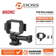 BRDRC cold shoe plastic adapter frame For DJI OSMO POCKET
