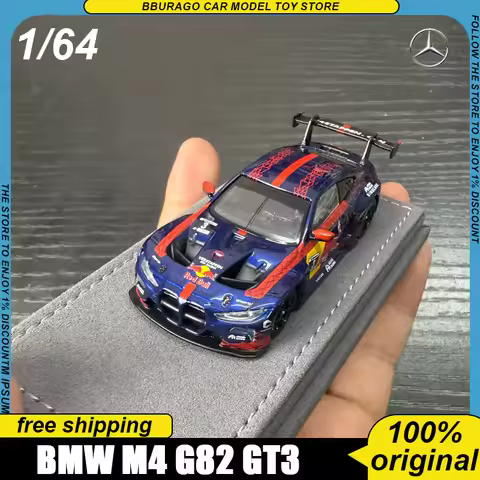 Pre-Sale Oem Model 1:64 Bmw M4 G82 Gt3 Track Version Limited Alloy Car Display Model Gt Race Fans Ad