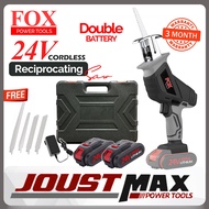FOX FX-RS24V 24V Cordless Reciprocating Saw For Wood Metal Steel Bone Woodworking Cutting