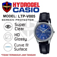 Anti-scratch Casio LTP V005 Hydrogel Watch