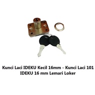 IDEKU Small 16mm Drawer Lock - 101 IDEKU 16 mm Drawer Lock Locker Best Good Drawer Lock