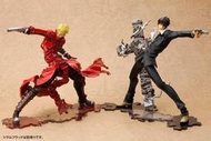 【轉單5月】請先露露通 2隻一起 TRIGUN 槍神 壽屋 ARTFX J 槍神Trigun 伍夫伍德+威席  新盒裝版