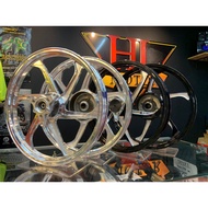 HL RIM S6 NVX NVX155 CNC S6 CHROME SIZE 17 INCI 6BATANG CNC RIM NVX SPORT RIM HL MOTOR HLRIM