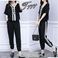 PROMO!! Aurelia Set Bahan Katun Rayon / Baju Set Jumbo LD 115-140 / Baju Wanita Terbaru 2021 Modern 