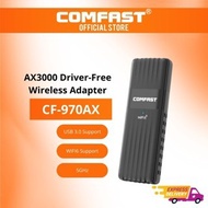USB Wireless Adapter WIFI Support 5Ghz Comfast CF-970AX AX3000