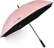 G4Free 54/62 Inch Windproof UV Protection Golf Umbrella Extra Large Silver Coated Automatic Open Sil