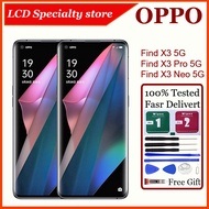 Original AMOLED For OPPO Find X3 5G Find X3 Pro 5G Find X3 Neo 5G LCD Display Touch Screen Replaceme
