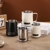 Stainless Steel Milk Frothing Pitcher with Temperature Display Espresso Milk Frother Pitcher Jug for