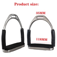 2 Pieces/1 Pair Stainless Steel Horse Swing Left Right with Living Joint.Black Rubber Cushion [ST210