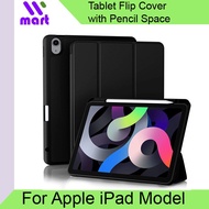 iPad Case with Pencil Slot Flip Cover Magnetic for iPad Air 5 / Air 3 / iPad Pro 12.9 / Pro 11 / Mini 6 5 4 / iPad 9