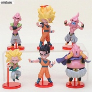 CONTESA Anime Super Saiyan Nokturnal Miniatur mobil Mainan boneka