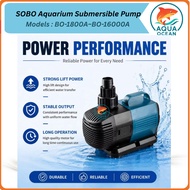 SOBO Ultra Quiet Eco Pump Saving Electricity Strong Flow For Aquarium & Pond BO-1800A~BO-16000A