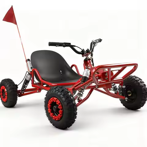 Power Go Kart, 2000W Motor Go Kart for Adults amp Kids with Premium Steel Tubular Frame, 3 Speed Off
