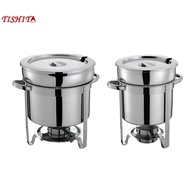 [tishita] Stainless Steel Soup Warmer, Soup Warmer, Multi-purpose Soups, Reusable Soup Pot, Catering