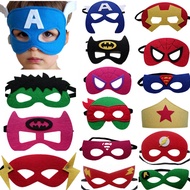 Children's Spider-Man Hulk Mask Superhero Felt Mask Halloween Cosplay Holiday Eye Mask