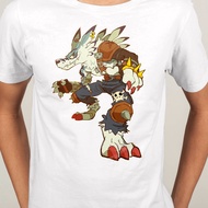 Short Sleeve T-shirt shirt Digimon Adventure Agumon Taichi Yagami Gabumon Yamato anime O-Neck Men Fa