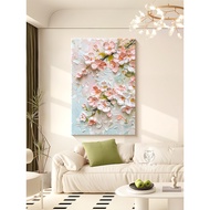 (With Frame) Abstract Flower Floral Rose Canvas Painting Prints Pictures