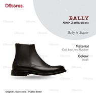 Bally Sepatu Nimir Leather Boots - Black