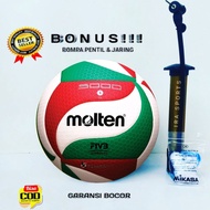 MOLTEN Molten 5000 volleyball ORIGINAL Molten volleyball size 5 complete package