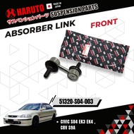 HARUTO GENUINE ABSORBER STABILIZER LINK FRONT HONDA CIVIC SO4 EK3 EK4 , CRV S10 (51320-S04-003)