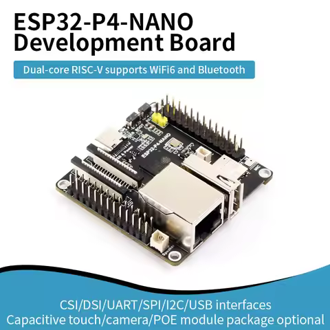 ESP32-P4-NANO Development Board, Based On ESP32-P4 Chip, RISC-V Dual-Core & Single-Core Processo