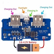 Powerbank Charger Module 2 Slot USB Step Up Booster 5V 2A Power Bank