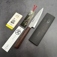 堺孝行 三宝モデル 白二鋼 總霞 小刀 150mm 日本 廚刀