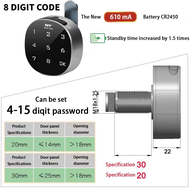 🚩[SPOT] Universal Mini Digital Lock Smart Scramble Pin Code Drawer Cabinet Lock Mailbox Letter Box Digital Lock