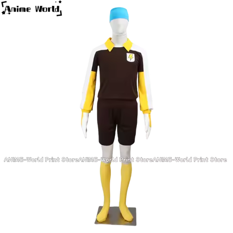 《Custom Size》Anime Inazuma Eleven GO Shinsuke Nishizono Raimon Soccer Team Goalkeeper Uniform Cospla