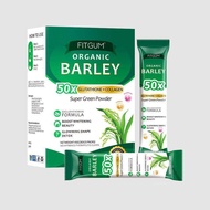FITGUM Organic Barley High Dietary Fiber Super Green Powder 50X Glutathione + Collagen 大麦苗粉大麦草粉 FITG
