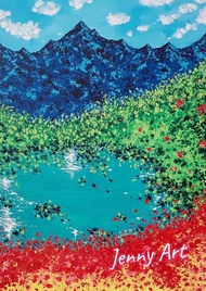 【山水花園】系列  無框畫 掛畫 居家擺設 山水畫 風景畫 風水畫