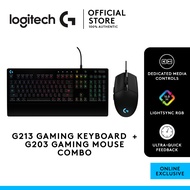 Logitech G203 2nd Gen Wired Gaming Mouse + G213 Prodigy Wired Gaming Keyboard Logitech Keyboard