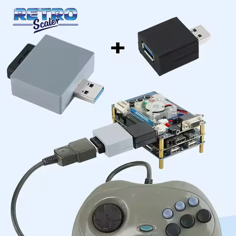 RetroScaler Mister Fpga Mini SNAC Adapter for SEGA Saturn Game Controller Connector for MiSTer I/O B