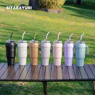 SITARAYURI 50oz Insulated Tumbler | Dual Drink Lid, 304 Stainless Steel, Leakproof Travel Cup