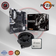 RYZEN PROCESSOR WITH MOTHERBOARD B450M BIOSTAR BUNDLE