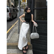 Silver Lightweight Baguette Bag - Luxurious Leather Women's Shoulder Bag
