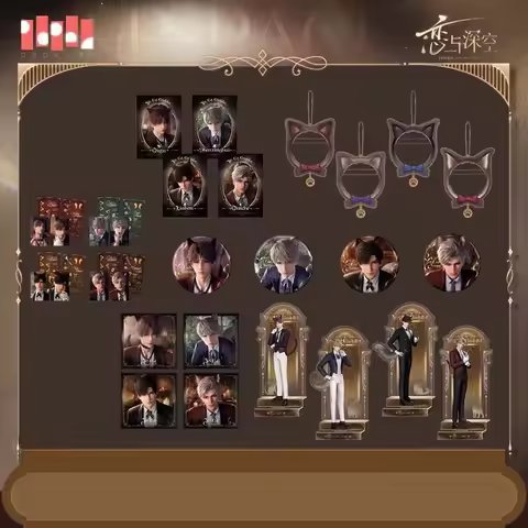 Sunsyea Love and Deepspace Official Merch Original ZMSYG Acrylic Stand Badge Sylus Xavier Rafayel Za