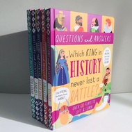 English book - Questions And Answers Lift-The-Flap imported color 5 hardcover books