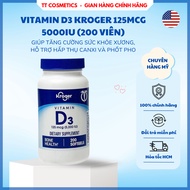 Vitamin D3 supplement Kroger Vitamin D3 125mcg (5000IU) 200 Softgels