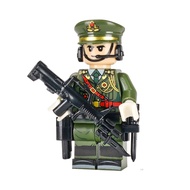 Building Block Doll Ceremonial Team with Type 95 Weapon Military Chinese Assembled Building Block To