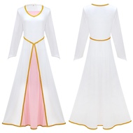 Cosplay Costume Monster Slake Fiona Princess cos Costume Halloween cosplay Stage Costume White Dress