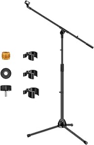 InnoGear Microphone Stand, Boom Arm Mic Stand Floor Detachable Height Adjustable Heavy Duty with Mic