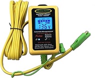 Battery Saver Premium 6 & 12 Volt 10W Pulse Maintainer & Tester (Gen. 3), Yellow, Black