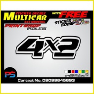 ✔ ✢ Multicab 4x2 marking Sticker Decals Set cut-out vinyl