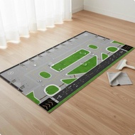 [kwbyle] Simulation Airport Scene Realistic Airport Playmat Wear Resistant Diorama Board for Model A