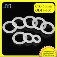 O-ring gasket CS3.55mm*ID17-300mm O-ring white silicone seal ring food grade seal waterproof rubber 