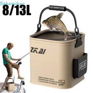 YISHO Fishing Bucket, Fishing Bucket Outdoor Bucket Foldable Bucket, EVA Material Foldable Bucket Po