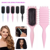 Bounce Curl Define Styling Brush Curl Hair Brush Detangling Hair Brush Tangled Hair Comb Shaping Def